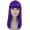 Adult Women 18 Inch Silky Medium Straight Length Diva Wig Purple