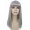 Adult Women 18 Inch Silky Medium Straight Length Diva Wig Dark Grey