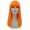 Adult Women 18 Inch Silky Medium Straight Length Diva Wig Orange
