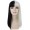Adult Women 18 Inch Silky Medium Straight Length Diva Wig White/Black
