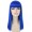 Adult Women 18 Inch Silky Medium Straight Length Diva Wig Dark Blue