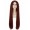 Adult Women Extra Long Length 36 Inch No Bangs Cosplay Costume Hair Wig Dark Brown