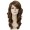 Long Length Wavy Cosplay Halloween Costume Party Hair Synthetic Fiber Mermaid Fairytale Wig Light Brown