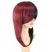 C-007~C-Darkest Brown/Wine Red
