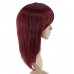 C-025~C-Darkest Brown/Wine Red