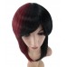 C-025~C-Darkest Brown/Wine Red