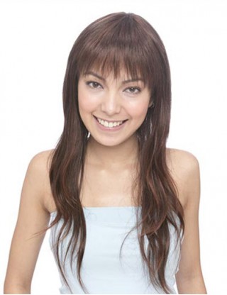 Pretty Sharon 全假髮 女士長直髮逼真假髮自然卷 修臉時尚長假髮女SRN-2005