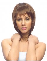 Pretty Sharon 全假髮 女 耐熱短蓬松碎劉海清爽短髮 逼真帥氣假髮套 SRN-2033