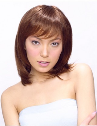 Pretty Sharon 全假髮 梨花頭假髮 女士時尚仿真髮套 中長款卷髮微卷整頂假髮 SRN-2056