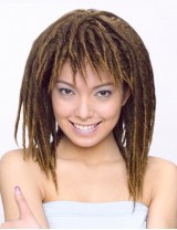 Pretty Sharon 全假髮 女士黑人小卷髮非洲假髮 soft dread locks毛毛蟲假髮髒辮雷鬼假髮SRN-3049