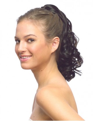 Pretty Sharon 馬尾 仿真發馬尾 短款蓬松卷發馬尾 小波浪假馬尾SRN-5005