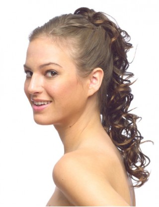 Pretty Sharon 馬尾 逼真大波浪假發女士假發 長卷發馬尾長發 女梨花頭中長款馬尾SRN-5015