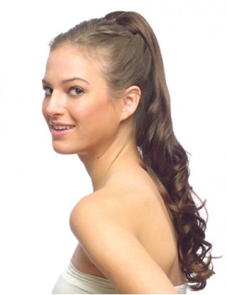 Pretty Sharon 馬尾 逼真大波浪假發女士假發 長卷發馬尾長發 女梨花頭長款馬尾SRN-5019