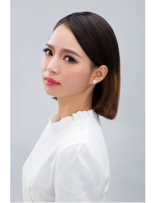 Lesalon 補髪塊 頭頂補髪片無痕隱形假斜劉海增髪塊頭頂遮白髪假髪片61106