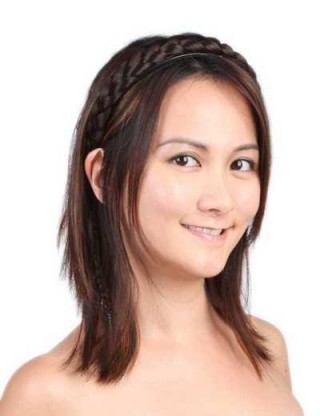 Lesalon 髪箍 麻花辮髪箍 髪卡頭飾 波斯米亞髪麻花辮髪帶 64402