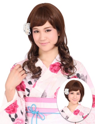 Wigs2you 接髪片 無痕假髪接髪片 長款卷髪補髪塊 增厚加長假髪片 無劉海假髪套E-043