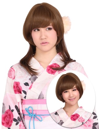 Wigs2you 接髪片 無痕假髪接髪片 長款卷髪補髪塊 增厚加長假髪片 無劉海假髪套E-045