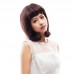 Ebine 全假髮 品牌假髮套斜劉海短卷直髮梨花燙內扣蓬松微卷短髮型仿真髮絲EW301