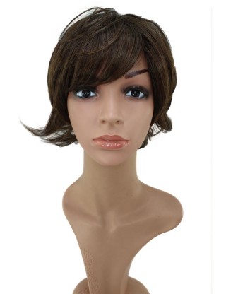 W-133-Charcoal Golden/Auburn Mixed