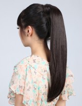 Wigs2you 馬尾 自然綁式馬尾辮假髪 捆綁系帶中長髪直髪 高檔卡絲PON-001