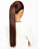 Wigs2you 馬尾 中長直髪馬尾假髪 女士綁帶式逼真馬尾辮假髪片 長馬尾直髪PON-007