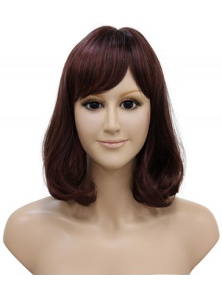 Pretty Sharon 全假髮 中長髮微翹假髮女 甜美仿真整頂假髮套自然卷SRN-3066