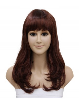 Pretty Sharon 全假髮 長直髮自然卷假髮女 甜美仿真整頂假髮套微卷內扣SRN-3072