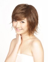Wigs2you 全假髮 日本正品 短 直 蓬松 外翹 斜劉海 清爽 甜美 時尚 甜美可愛型W-101