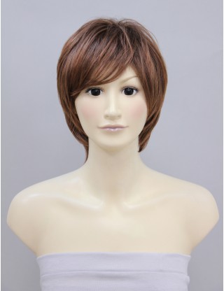 Wigs2you 全假髮 日本正品 常溫絲 斜劉海 短直髮 氣質OL型W-108