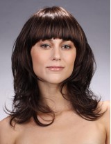 Wigs2you 全假髮 日本正品 中長 微卷 蓬松 齊劉海 時尚魅力 氣質OL型W-151