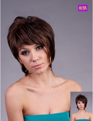 Wigs2you 全假髮 日本正品 耐熱 中長 短 斜劉海 蓬松 職業 時尚白領 氣質OL型W-153