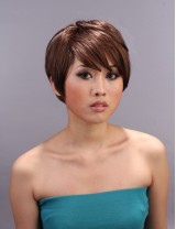 Wigs2you 全假髮 日本正品 短 直 右偏分 清爽 酷 時尚 氣質OL型W-158