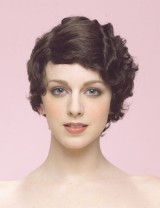 Wigs2you 全假髮 日本正品 短 卷 右偏分 蓬松 個性 複古 時尚 氣質OL型W-201