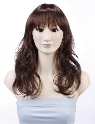 Wigs2you 全假髮 日本正品 中長 微卷 蓬松 齊劉海 氣質OL型W-222