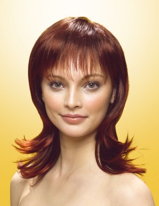 Wigs2you 全假髮 日本正品 中長 卷 齊劉海 外翹 可愛 時尚 甜美可愛型W-402