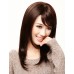 Wigs2you 全假髮斜劉海逼真中長直髮假髮 女 百搭修臉時尚髮型假髮套 長直髮W-407 