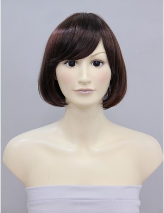 Wigs2you 全假髮 日本正品 斜劉海 BOBO頭 短直髮 甜美可愛型W-525