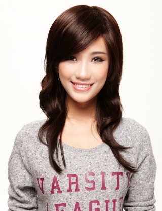 Wigs2you 全假髮 日本正品 常溫絲 斜劉海 長卷髮 氣質OL型W-535