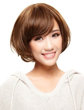 Wigs2you 全假髮 日本正品假髮 耐熱短髮直髮 斜劉海蓬松修臉 時尚bobo頭W-760 