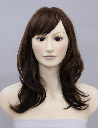 Wigs2you 全假髮 日本正品 斜劉海 高溫絲 長款卷髮 氣質 時尚假髮W-769