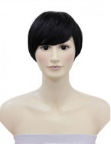 Wigs2you 全假髮 日本正品 斜劉海 高溫絲 Bobo頭短款 蓬松氣質OL型W-776