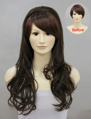 Wigs2you 半假髪 日本正品 長 卷 蓬松 大波浪 時尚W-807