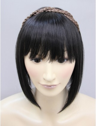 Wigs2you 髪飾 日本正品 麻花辮子髪繩假髪帶 雙層髪帶相交可愛假髪辮子 複古髪飾W-8210