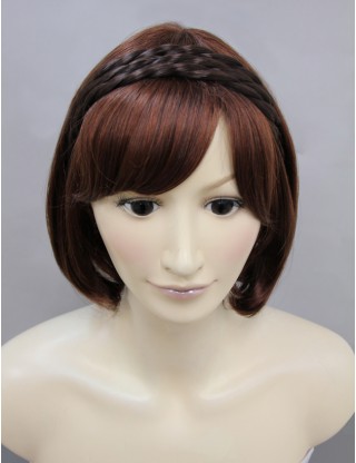 Wigs2you 髪飾 日本正品麻花辮子髪繩 假髪髪圈 可愛假髪頭箍複古髪飾W-8214