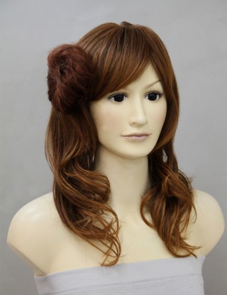 Wigs2you 髪飾 古裝女髪髻新娘盤髪髪飾髪包 甜美髪圈影視盤髪頭飾W-8222