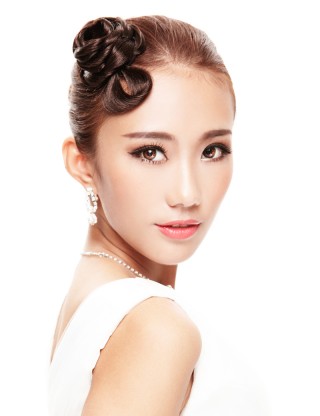 Wigs2you 髪飾 正品假髪配件 女新款前額頭假髪片 時尚鑲鑽女士頭飾髪髻W-8237