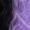 Melanie Dolly Half purple and Black Culy Wig Pink Bow